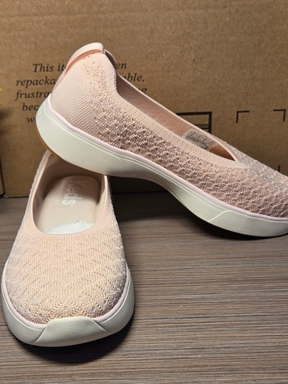 Keds BlissWalk Knit Comfort Slip-on Pink Shoes – Size: 8 Wide (Women’s) NEW!!!